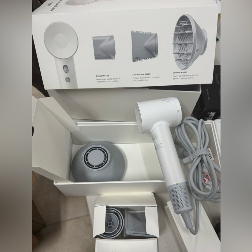 Laifen highspeed White and Gray Hair Dryer